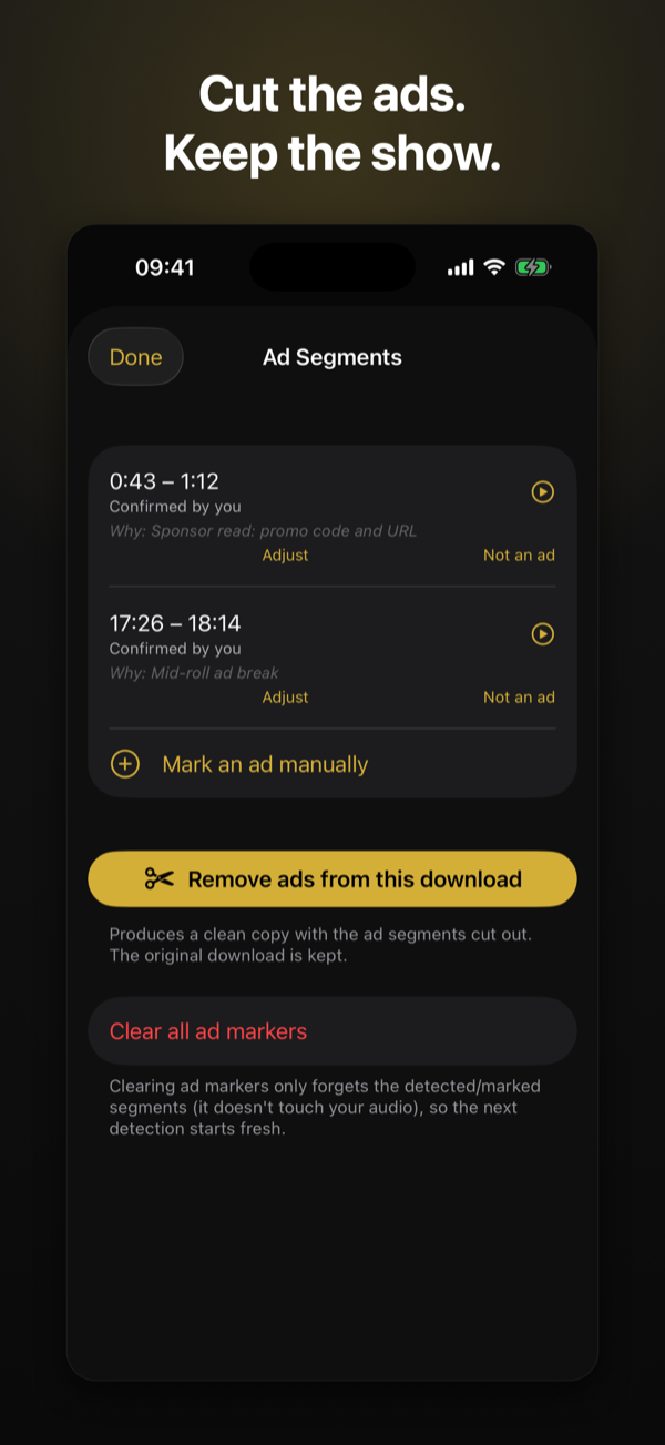 Cut the ads, keep the show — Verbara ad-free episodes